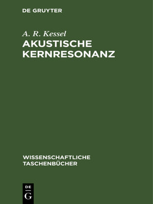 cover image of Akustische Kernresonanz